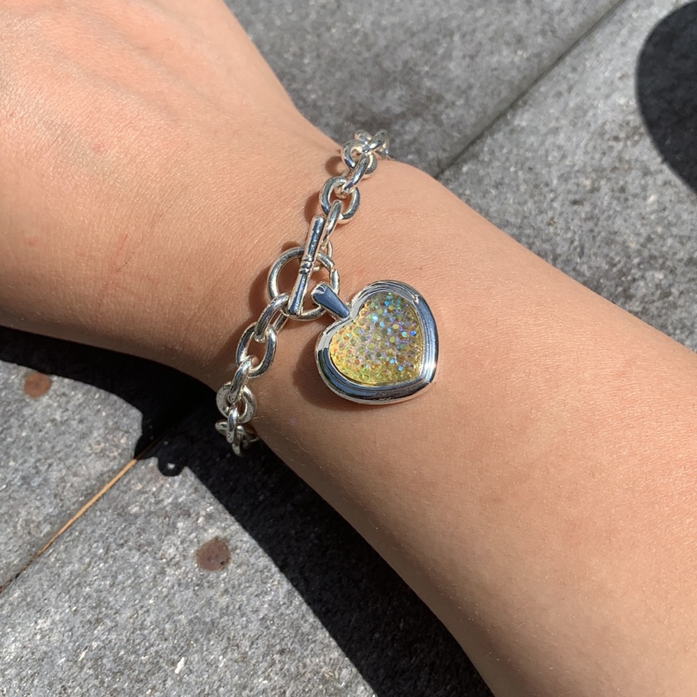 🤍 White Jeweled Bracelet + Earrings Set 🤍 - Picture 5 of 5